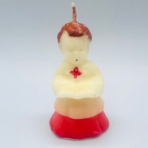 Antique Socony Vacuum Oil Company Choir Boy Candle